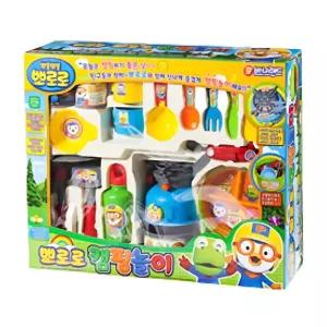 주말나들이 리얼사운드 뽀로로 캠핑 요리장난감 음식모형 여아 4세 3세유아