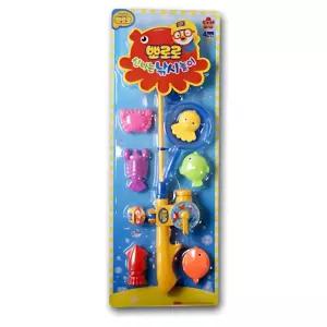 3세남아 뽀로로낚시대 뜰채 6종인형 욕조놀이세트 집중력향상 자매선물 3살유아 목욕시간