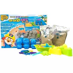 집콕놀이 놀이판 2kg 뽀로로 모래놀이 세트 4세 5살 주말농장 스키장