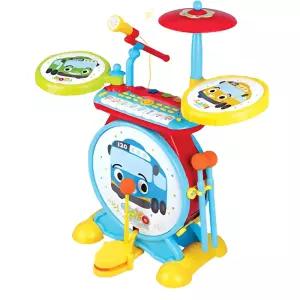 리듬감 발달 피아노마이크 대형 어린이드럼 아기악기 돌선물 24개월 3살