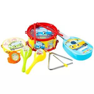 유치원 음악놀이 6종 타요버스 리듬악기세트 드럼장난감 5살 9개월 생일선물