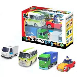 3세 유아장난감 자동차놀이 타요미니카 4종 3살선물 간단조작 언어발달 움직이는
