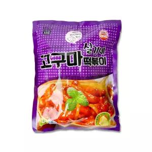 설기네 고구마 떡사리 1kg 쌀떡 떡볶이떡 마라탕 재료