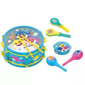오감발달 유아용 아기상어 4종 드럼 리듬악기 세트 남아 음악놀이 북장난감 생일선물