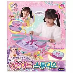 8세여아 집콕놀이 나만의 리본 머리끈 만들기 창의력발달 악세사리키트 비즈공예 집중력향상