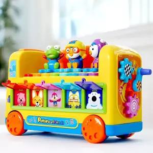 18개월 다양한조작 빙글빙글 뽀로로 피아노버스 4세 크리스마스선물 미니자동차 소풍놀이