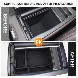 메르세데스 벤츠 GLE 클래스 W167 350 450 400d 20202024 차량용 호환 센터 콘솔 암레스트 수납함 자동차