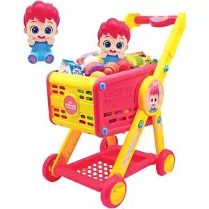 마트놀이 인형태우기 키조절 음식 쇼핑카트 세트 3살여아 언어발달 4세 생일선물