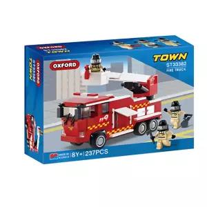 7세 리프트사다리 237피스 소방관 소방차 블록 8세 유치원 여아 남아