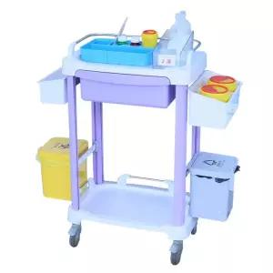 핸드 카트 병원 트레이 트롤리 이동식 의약품 치과