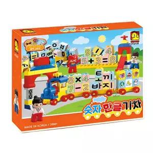 유아 한글숫자 학습놀이 기차마을 옥스포드블록 피규어 15개월 여아 7세