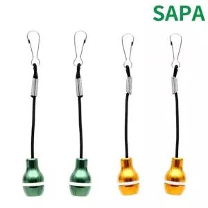 [SAPA]싸파 축광 호리병형 총알 2개 민물 낚시 용품 분실방지
