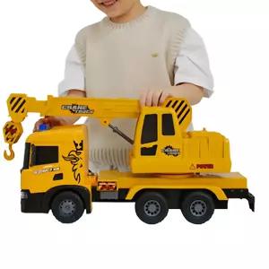 4세남아 선물 회전조작 불빛소리 50cm 크레인트럭 자동차장난감 5세반 중장비 지게차