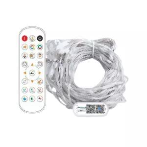 스마트커튼 문자열 조명 장식 블루투스 크리스마스 디스플레이 파티 침실 커튼