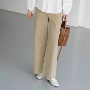 [마담4060]엄마옷 마담4060 바지 여성 데일리 [모던베이직]베이스판코튼와이드팬츠 -YPN2603045-