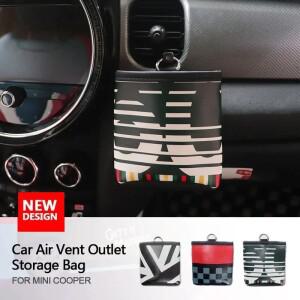 미니 쿠퍼 자동차 에어 벤트 아울렛 보관 가방 액세서리 F54 F55 F56 F60 R55 R56 R60 Countryman