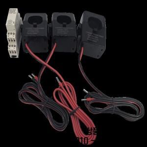 변압기 클램프가있는 3 상 Wifi 스마트 에너지 미터 1000A 전압계