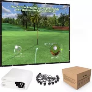 홈/실내 트레이닝용 Keoltuo 골프 시뮬레이터 임팩트 스크린 프로페셔널 3D 에어 메시 그로밋 홀로 연습용