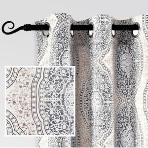 DRIFT ADRIANNE 패널 단열 창문용 안감 커튼 2개 1세트 금속 고리 차단용