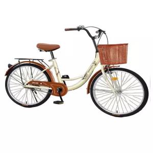 예쁜 24인치 마실용 대학생 입문용 출퇴근용 복고풍 여성용 26인치 자전거