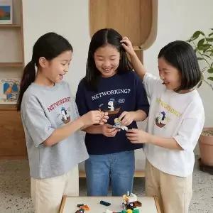 [보리보리/말괄량이]네트워킹반크롭01 10대의류 주니어옷 남아 여아의류