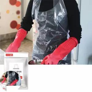 비닐앞치마 명진 비닐 앞치마 2매