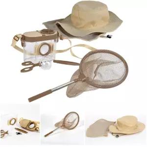 어린이집 숲체험 바깥놀이 유아모자 잠자리채 채집통 4살선물 6살선물 5살선물