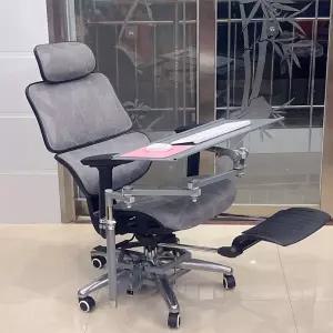 침대 컴퓨터 데스크 누워서 조절 각도 리클라이너