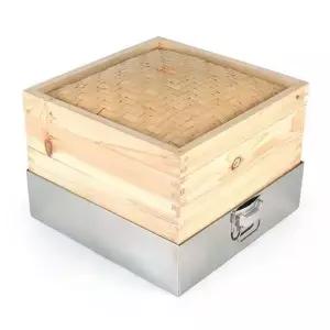 편백나무 사각 찜통기 업소용 대용량 만두 조리기