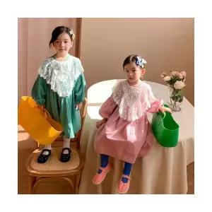 팜므 여아 공주 자매 아기 북유럽 봄 레이스컬러 원피스설날