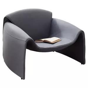 부클레 뽀글이 인 등받이 소파의자 푹 화이트 놀이방