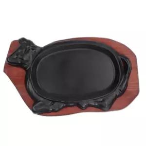 스테이크 플레이트 주철 철판 그릴 식당 바베큐 철판구이 접시