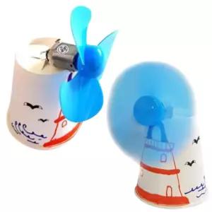 5set 선풍기만들기 종이컵 모터 프로펠러 아동 과학키트 초등