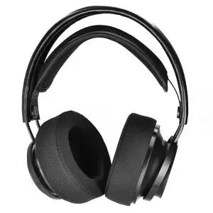 필립스 호환 오디오 Fidelio X2 HR X1 유선 헤드폰에 적합한 교체용 검정색 메쉬 패브릭 메모리 스폰지 이