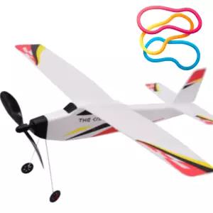 탄성원리 스티로폼 고무동력 글라이더 조립 캠핑 어린이집교구