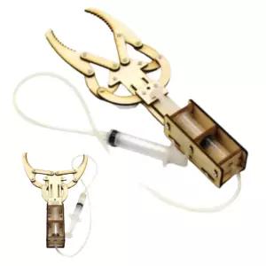 2set 주사기 유압 나무 집게 로봇팔 기계역학 초등학생 키트