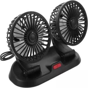 여름 공기 순환을 위한 저소음 강풍 동력 자동차 트럭용 프리티줌 듀얼 헤드 팬 회전식 차량 냉각