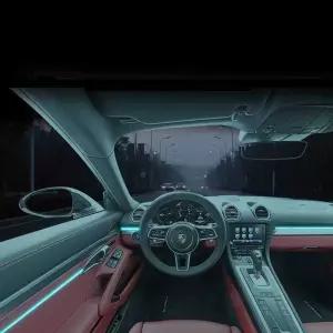 포르쉐 718 앰비언트 라이트 차량 내부 장식 튜닝 악세사리