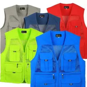 단체복 그린파크 왕망사조끼 12종