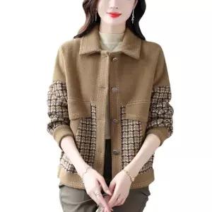 손오반 여성 데일리룩 자켓 린넨마 숏코트 니트가디건 엄마옷 중년 재킷 상의 40대 50대 KUK3