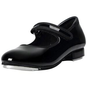 소녀와 소년을 위한 리노데스 이지 스트랩 탭 슈 댄스 플랫( 용 / 리틀 키드 빅 키드)