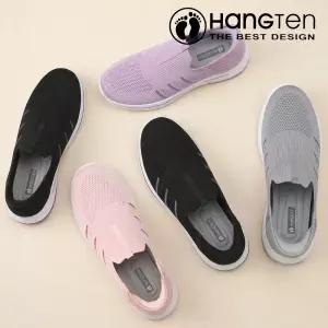 [행텐] 이지핏 남녀공용 니트 슬립온 운동화 경량 메쉬 통기성 편한신발 데일리 워킹화 스니커즈