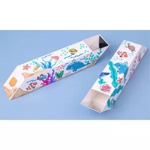 4인용 바닷속 물고기스티커 종이잠망경 만들기 유치원 초등 학습교구 돌봄 수업재료