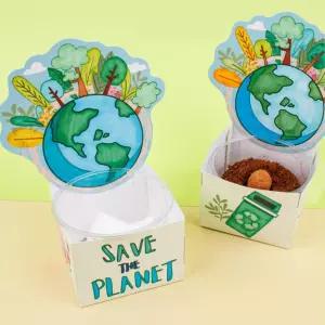 지구상자 만들기 씨앗키우기 4인용 식물관찰 새싹기르기 식목일 아동 유치원미술수업