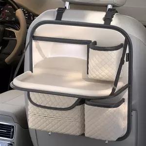 메르세데스-AMG GT 2015-2025 쿠페/컨버터블 4인승용 HAHADSM 카시트 백 오거나이저 접이식 트레이 멀티