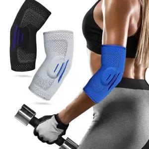 운동 팔꿈치 아대 고탄력 피트니스 헬스 스포츠 팔꿈치 보호대 통증 방지 야구 아동