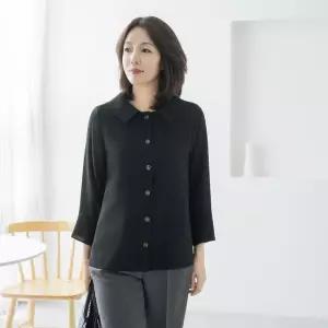 엄마옷 마담4060 [클래씨마담]로우무지 중년여성 데일리 블라우스 -RBL2603045-