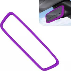 페리얼 자동차 백미러 보호 프레임 모델 3 및 Y와 호환되는 실리콘 자동 후사경 커버 트림 장식 차량 내부