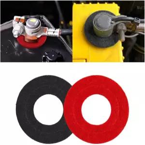 지펠로 자동차 배터리 단자 와셔 2PCS 광섬유 차량 개스킷 보호기 상단 측면 보호 액세서리 SUV 세단