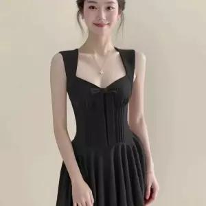 루타꽁몰 여사친 원피스 치마 롱 인생 장미 슬림핏 드레스 공주 바람 생일 HO1